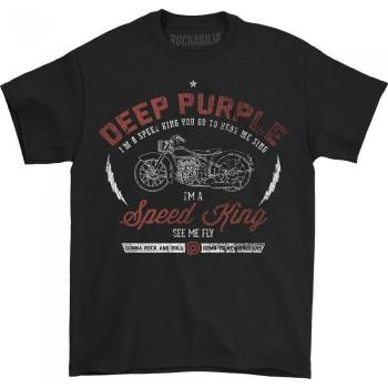 Unisex Speed King T-Shirt in Deep Purple aus Baumwolle
