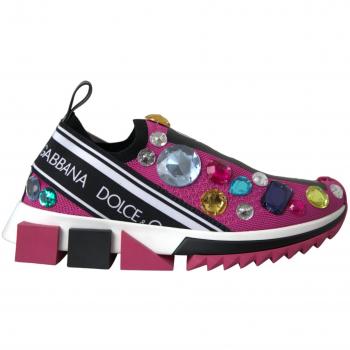 Dolce & Gabbana Crystal Sorrento Sneakers