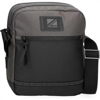 Bandolera de hombre grande Pepe Jeans Stratford con compartimento para tablet y bolsillo frontal