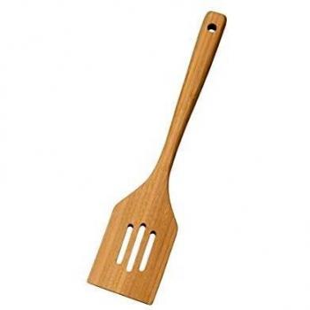 Gelochter Pfannenwender Justinus Bamboo Line, 30 cm