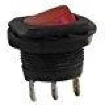 Interrupteur à bascule rouge R13-135B 6A-250V