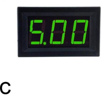 Mini Digital Display Voltmeter 4.5-30V S6F4