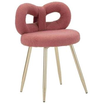 Chaise en tissu doux Ilary 40 x 67 cm