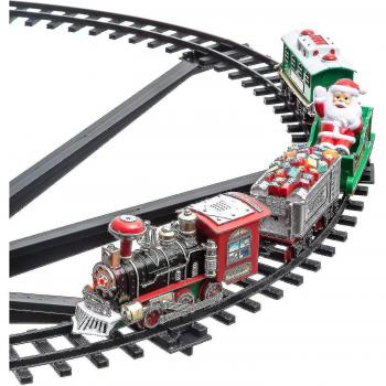 Tren Decorativo de Navidad con Iluminación y Sonido