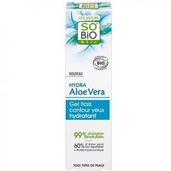 Contorno de ojos refrescante hydratante todo tipo de piel Hydra Aloe Vera SO BiO étic 15 ml