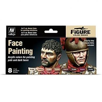 Vallejo Face Painting Acrylic Paint Set