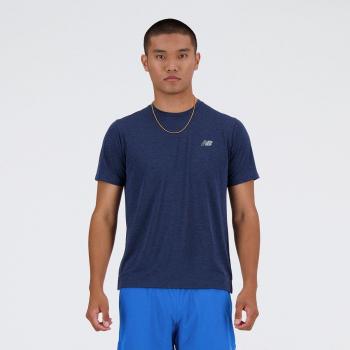 New Balance Herren Lauf-T-Shirt Blau M