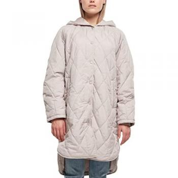Grigio Quillato Urbano Cappotto Oversized