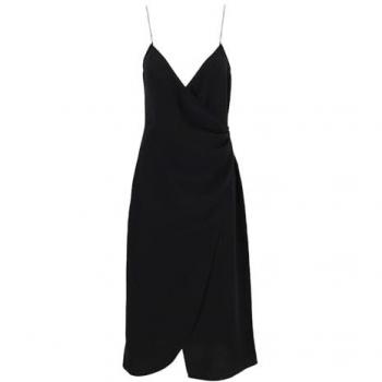 Armani Exchange Women's Black Midi Dress Size 38