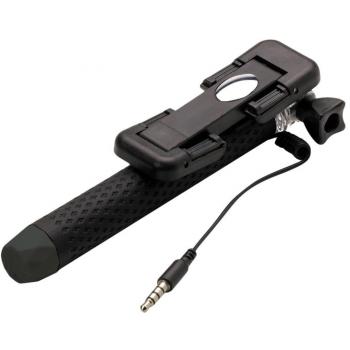 Schwarzer Mini Selfie-Stick Celly für Handys