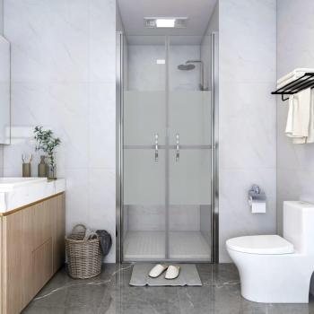 VidaXL Puerta de Ducha ESG Medio Esmerilado (98-101)x190 cm Cabina Baño Aseo Color Negro, Plateado, y más