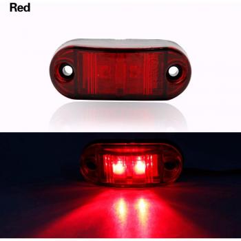 Red 2LED Side Marker Clearance Light for Vehicles