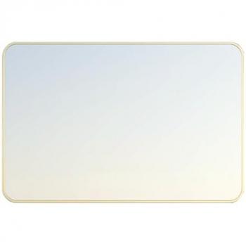 Specchio 80x60 Oro Spazzolato Musea – Essebagno