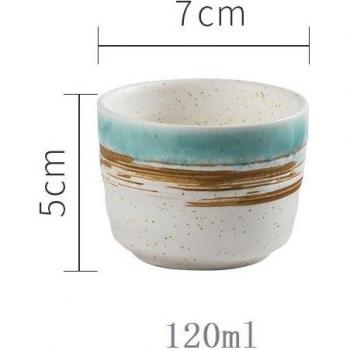 CHANSHOVA 120ml Traditionelle China Teetasse mit Glasur
