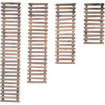 Étagère murale en bois pour plantes vertes