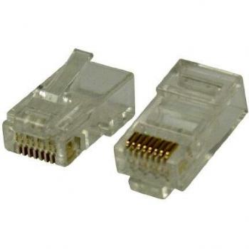Flexibler RJ45 Stecker für UTP Kabel