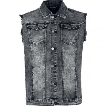 EMP Black Premium Herren‑Weste (Jeans) – XL – Dunkelgrau