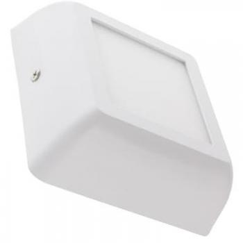 Plafonnier LED Carré 6W 122x122mm Blanc Design Moderne