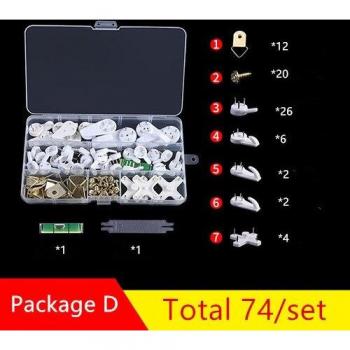 Single Hook Set for Key and Bathroom