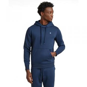 Sudadera con Capucha G-Star para Hombre, Modelo Premium Core, Color Marino