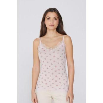 Spalline Fine Tezenis Canotta Pizzo Viscosa L Avorio