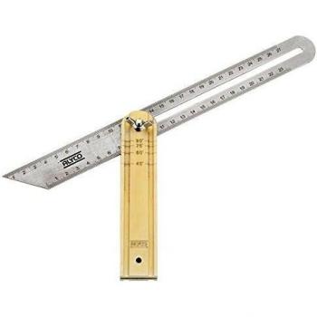 Alyco 197398 Falsa Squadra 250 mm in Acciaio Inox