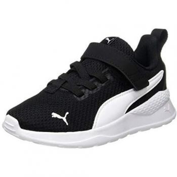 PUMA Anzarun Lite AC PS Sneakers für Kinder, Black White, 30 EU