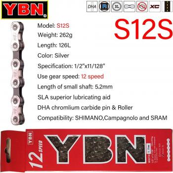YBN 8/9/10/11/12 Speed Chain for Mountain and Road Bikes