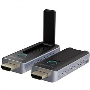 Marmitek Stream S2 Pro (20 m, Front HDMI Input), Wireless Transmitter, Schwarz