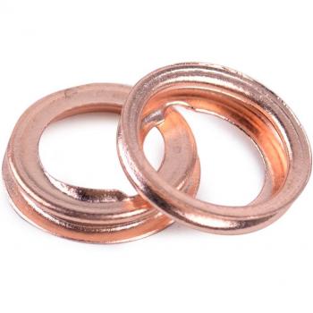 CITALL 10PCS 11mm Metal Gasket for Oil Drain Plug