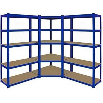 Estantería T-Rax de Acero Sin Tornillos 90cm x 45cm x 180cm