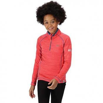 Regatta T-Shirt Technique Manches Longues Junior BERLEY Fiery Coral 2XL