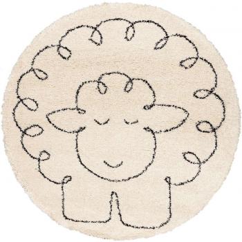 Geel Tipi Fluffy Schaap Tapijt voor Slaapkamer