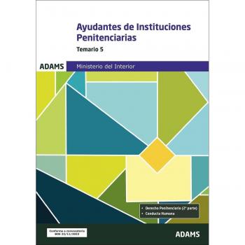 Temario 5 Ayudantes Instituciones Penitenciarias (Tapa blanda).