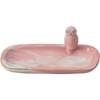 Plato de porcelana dorado