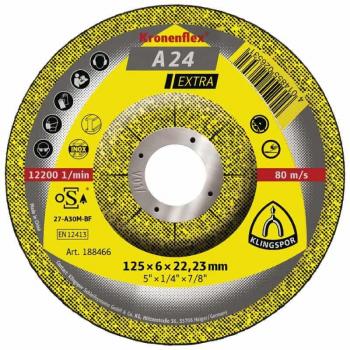 Disco Abrasivo 125 x 6 mm Klingspor A 24 Extra