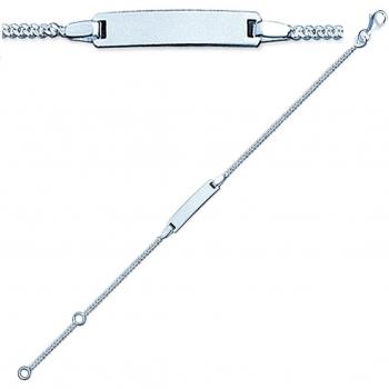 Les Trésors De Lily Silver Bambino Band (G1313, 15 cm x 4 mm)