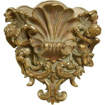 Hand-painted oil painting on canvas with wood frame, silver leaf finish, dimensions W70xDP3xH90 cm