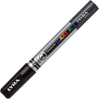 Lyra Confezione 6 Marcatori Mark All 1 mm Nero