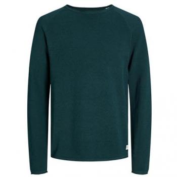 Deep Teal Hill Knit Crew by Jack & Jones