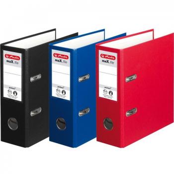 Classeur à levier Herlitz maX.file protect A5 75mm rouge