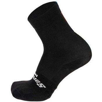Santini UCI Professional Racer Socks – Black/Arcenciel Gradient