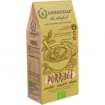 Porridge biologico con nocciole e mandorle attivate