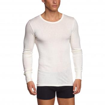 Hanro Beige Long Sleeve Shirt for Men Size M