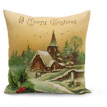 Housse de coussin Festivités de Noël 40x40 cm