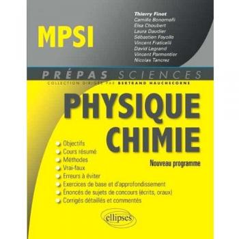 Physique Chimie MPSI Conforme au Programme 2013
