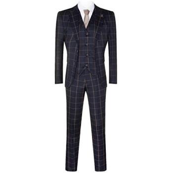 Peaky Blinders 1920s Marineblau Tweedsuit –