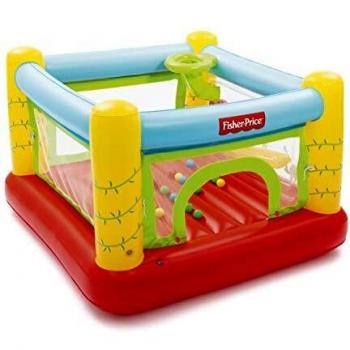 Fisher Price Château Gonflable Bestway 175 x 173 x 114 cm, 93542, coloré
