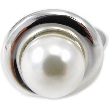 Anillo de Plata 'Perla' 56