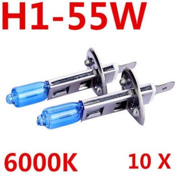 Antiniebla H1 6000K 55W 12V (10 unidades)